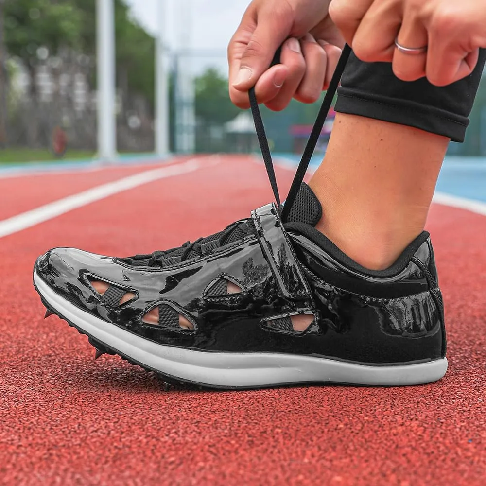 THESTRON New Track Spikes Shoes Men Women Kids Track and Fields Sneakers Athletics Spikes Sprint Shoes Professional Track Running Racing Shoes Youth Jumping Sneakers with Spikes
