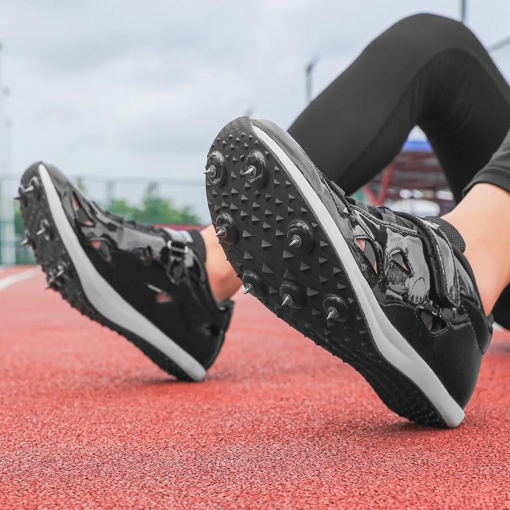 THESTRON New Track Spikes Shoes Men Women Kids Track and Fields Sneakers Athletics Spikes Sprint Shoes Professional Track Running Racing Shoes Youth Jumping Sneakers with Spikes