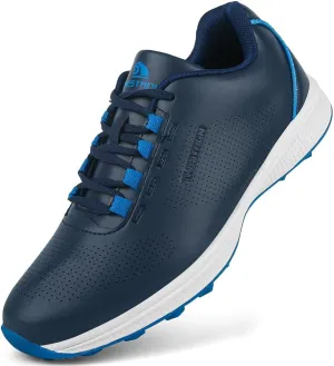 THESTRON Professional Men's Golf Shoes Lighweight Comfortable Spikeless Golf Sport Training Sneakers for Men