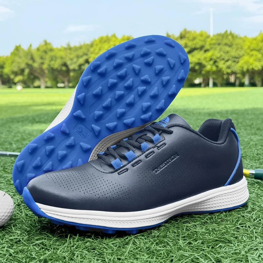 THESTRON Professional Men's Golf Shoes Lighweight Comfortable Spikeless Golf Sport Training Sneakers for Men