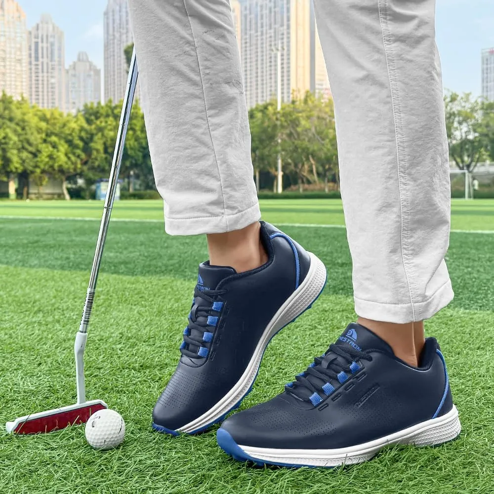 THESTRON Professional Men's Golf Shoes Lighweight Comfortable Spikeless Golf Sport Training Sneakers for Men