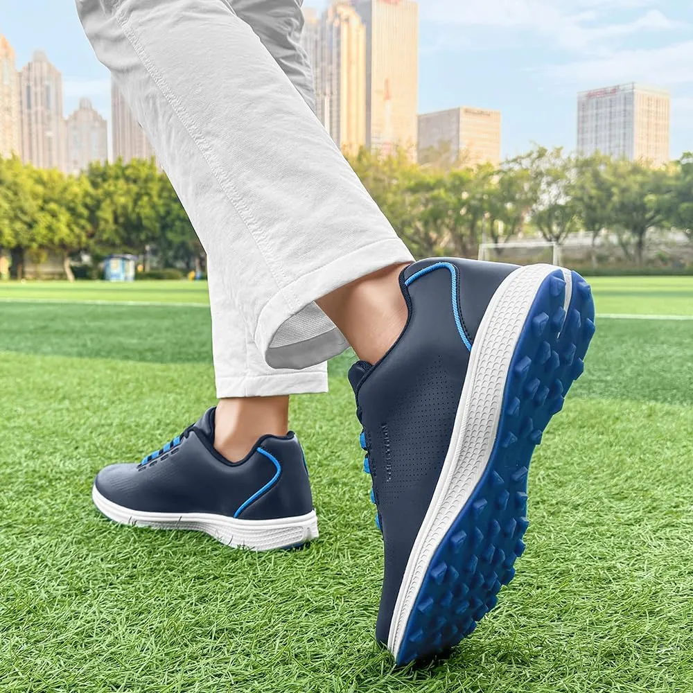 THESTRON Professional Men's Golf Shoes Lighweight Comfortable Spikeless Golf Sport Training Sneakers for Men