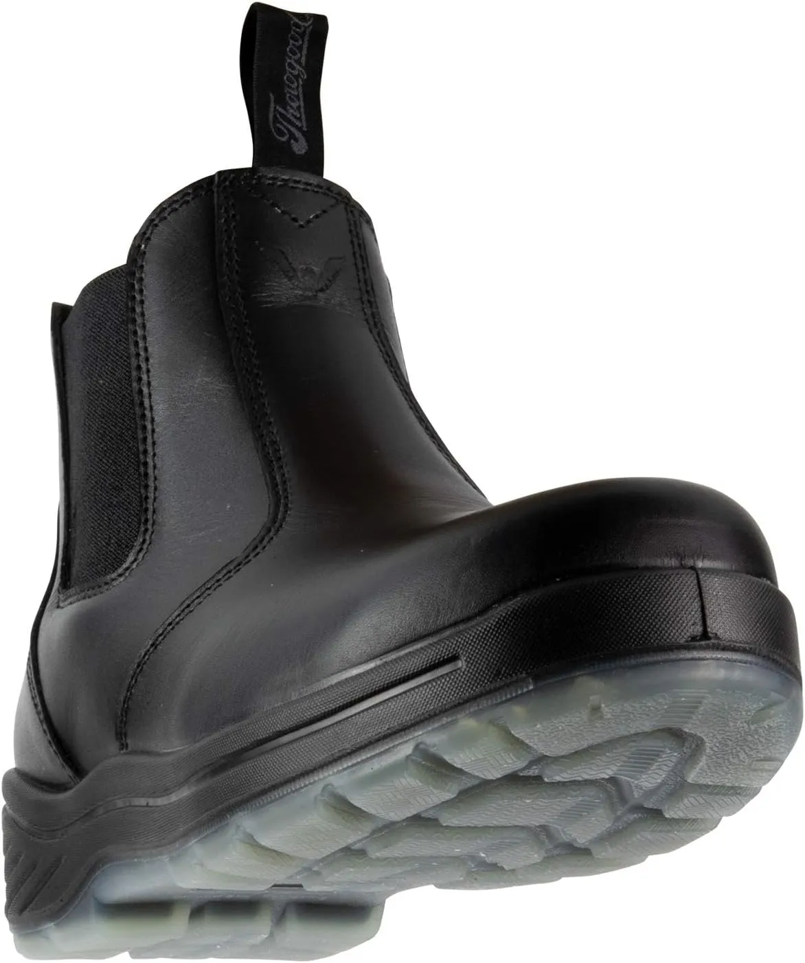 Thorogood 6” Slip On Station Boots for Men and Women - Soft Toe Leather with Quick Release, Slip-Resistant Outsole, and Translucent Non-Marking Bottom; EH Rated