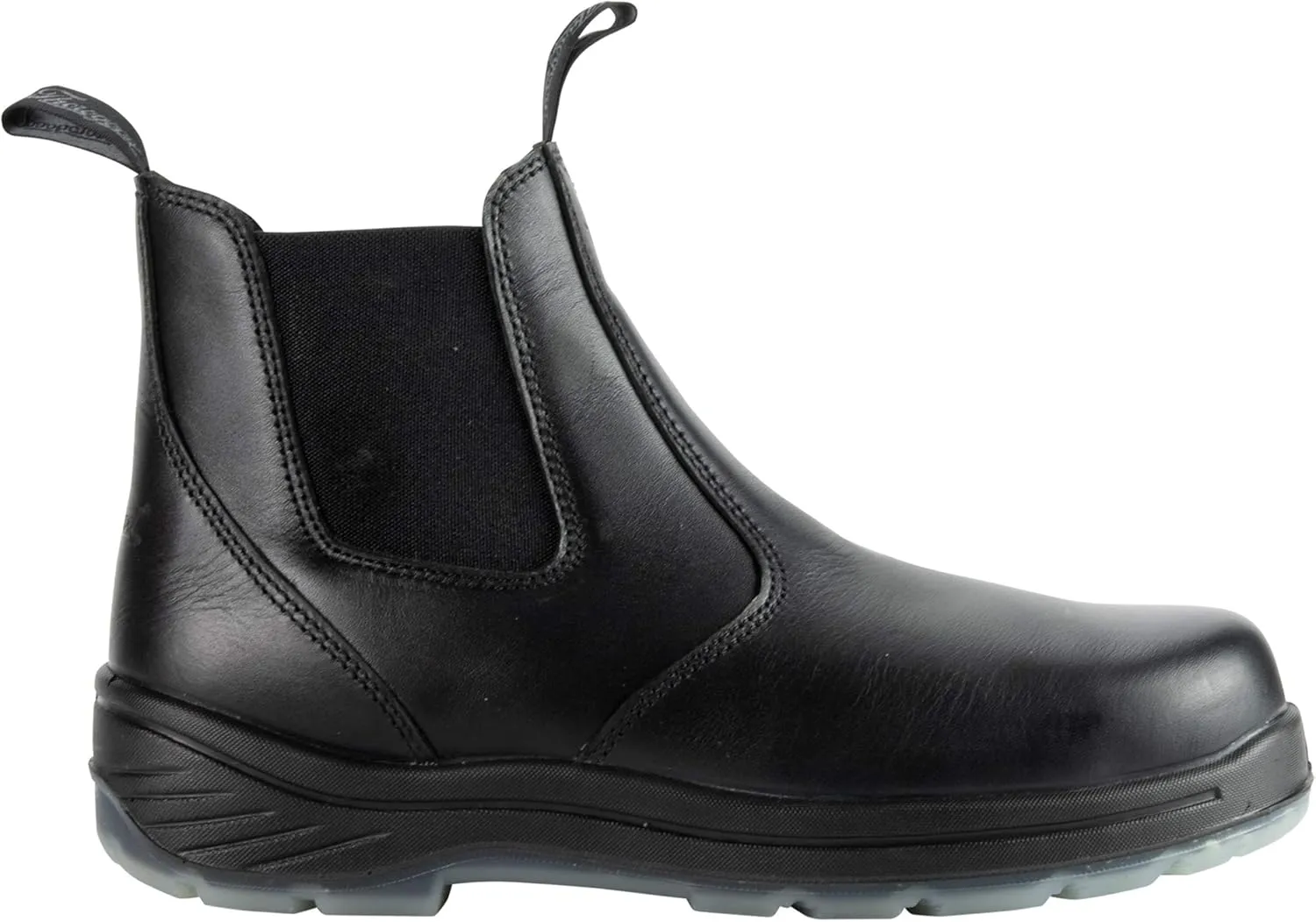 Thorogood 6” Slip On Station Boots for Men and Women - Soft Toe Leather with Quick Release, Slip-Resistant Outsole, and Translucent Non-Marking Bottom; EH Rated