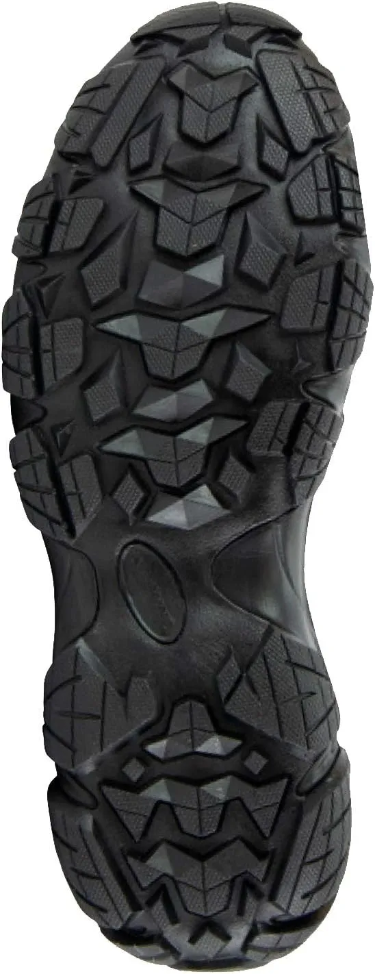 Thorogood Crosstrex 6” Waterproof Black Tactical Boots for Men with Zipper - Breathable Polished Leather and Mesh with Safety Toe and Traction Outsole; ASTM Rated