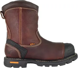 Thorogood GEN-Flex2 8” Side-Zip Wellington Pull On Work Boots for Men - Full-Grain Leather with Safety Toe, Storm Welt Construction, and Traction Outsole; EH Rated