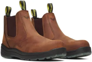 Thorogood Thoro-Flex 6” Slip On Composite Toe Work Boots for Men - Premium Leather with Slip-Resistant Outsole and Scuff-Free Translucent Bottom; EH Rated