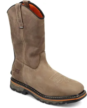Timberland PRO Men's True Grit Pull On Soft Toe Waterproof Industrial Western Work Boot, Turkish Coffee, 7 M US