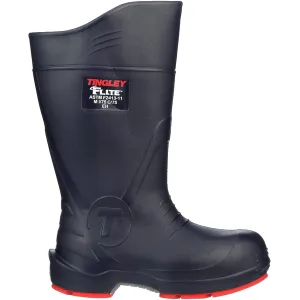 Tingley Flite 26256 Composite Safety Toe Knee Boot With Chevron-Plus Outsole, Mens 4 / Womens 6, Blue/Red