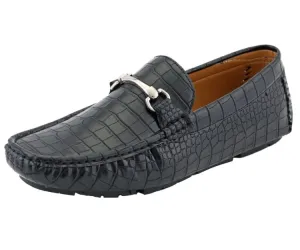 Titus Black Driving Loafers
