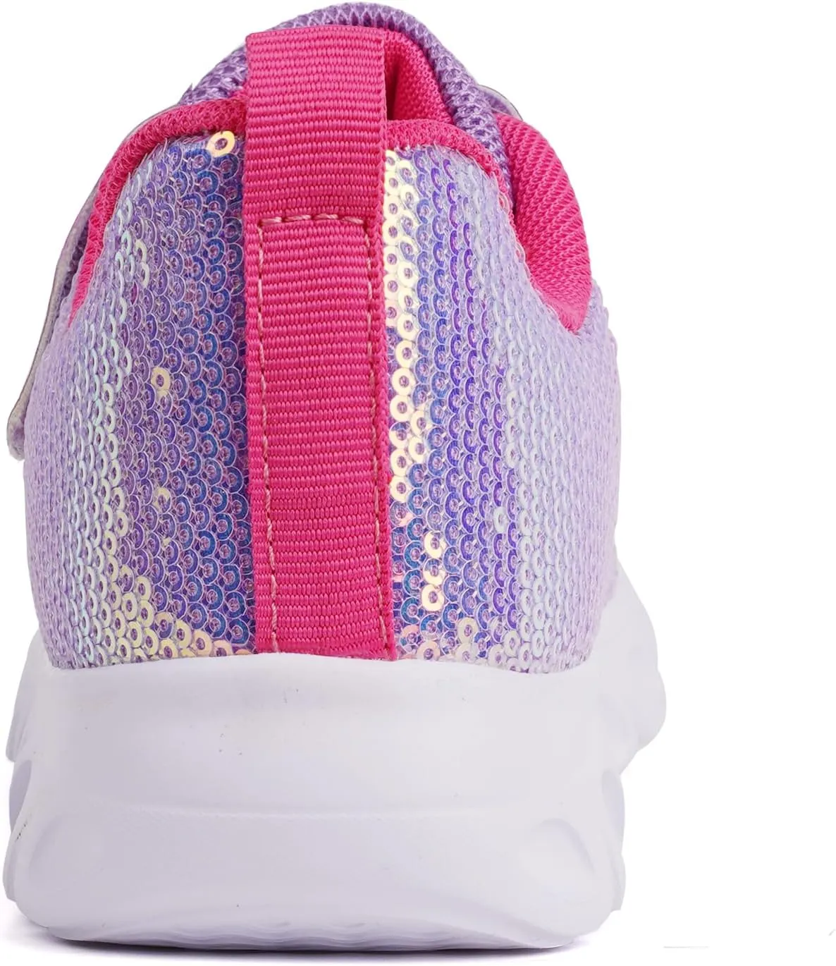 Toandon Toddler Kids Sparkle Breathable Lightweight Sneakers Light Up by Step