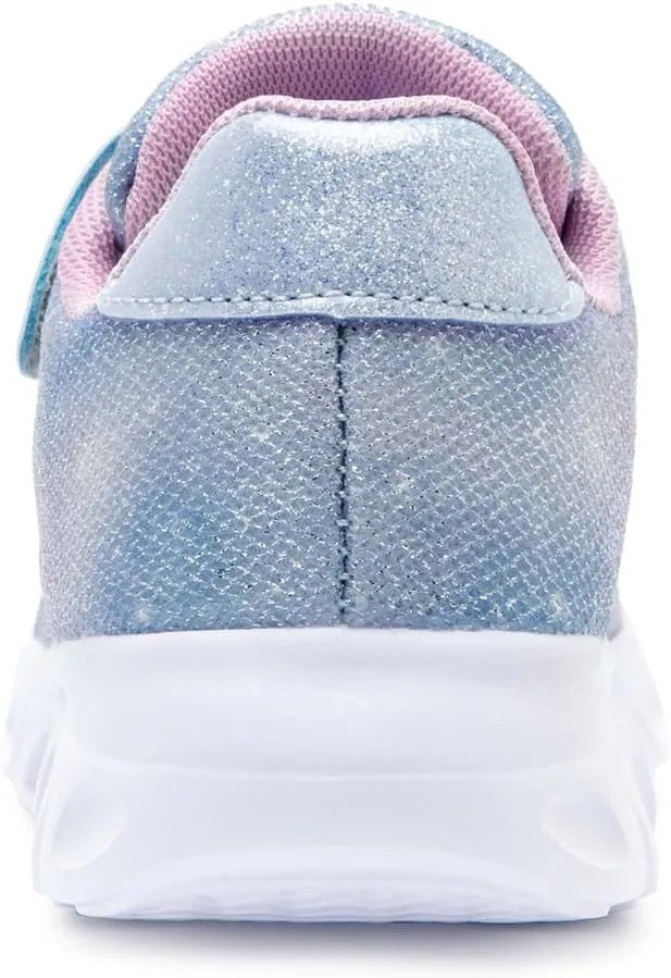 Toandon Toddler Kids Sparkle Breathable Lightweight Sneakers Light Up by Step