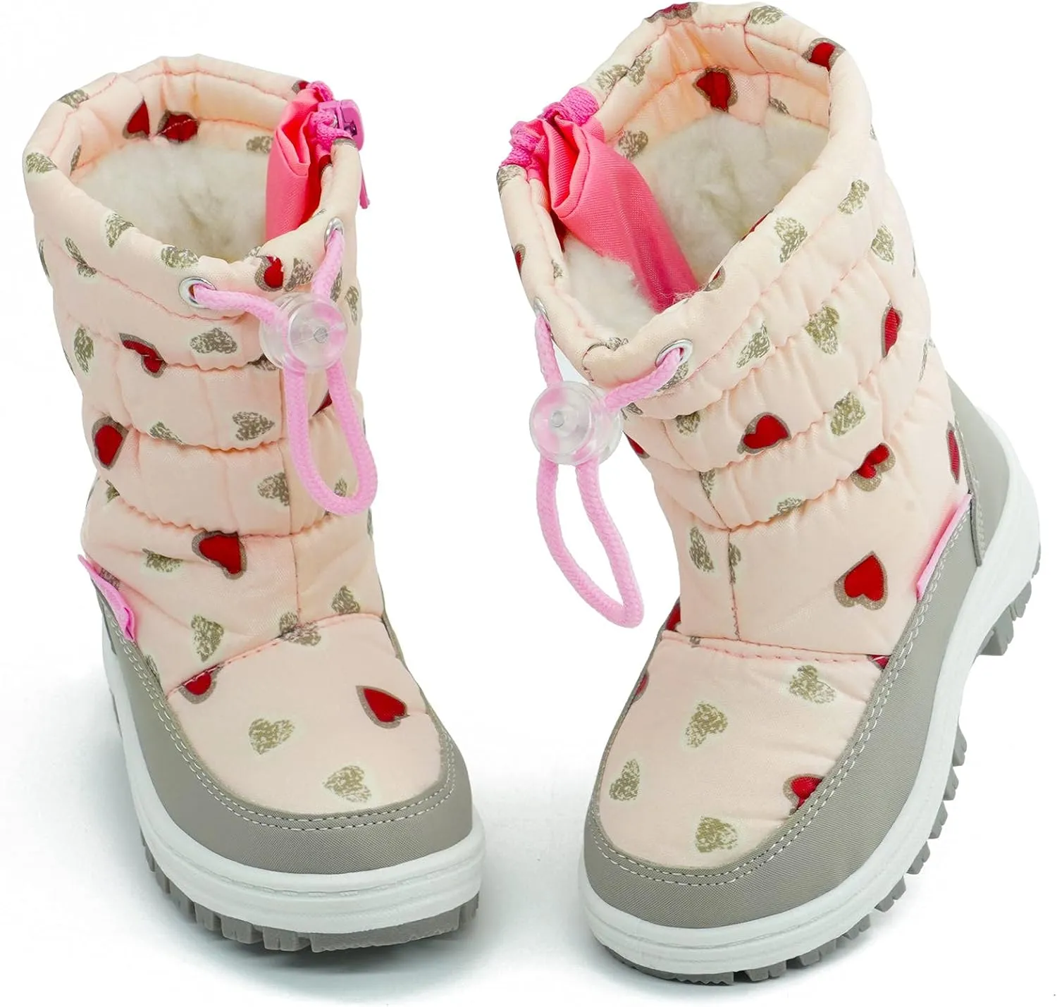 toddler boots girls boots toddler girl boots Shoes Toddler Little Kid size Winter Snow Boots Warm Waterproof Anti-Slip Anti-Collision Hight-Cut for Outdoor Skiing(Toddler/Little Kid)