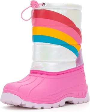 Toddler Warm Boots Girls Winter Snow Boots Child Rain Boot Waterproof Shoes Outdoor