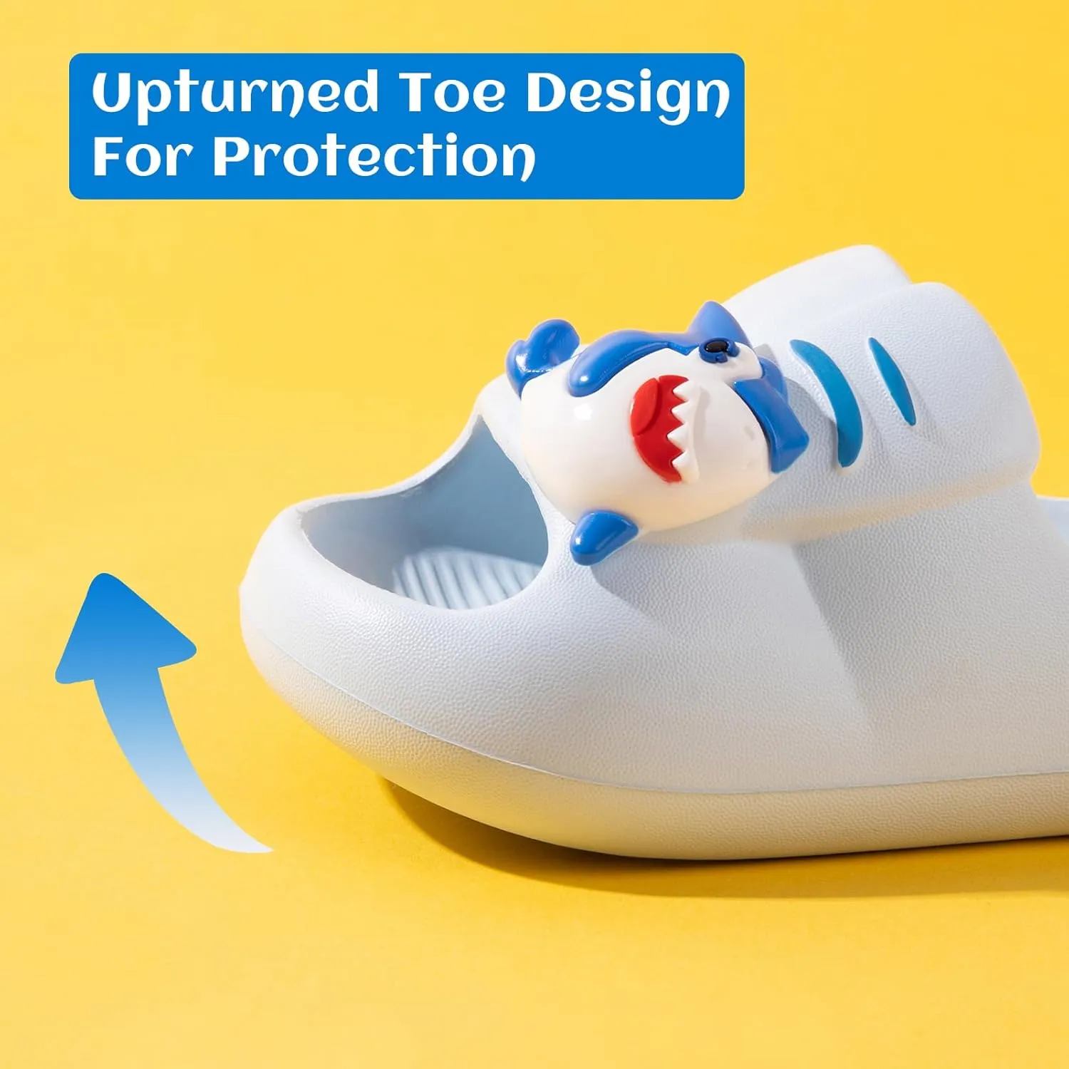 Toddlers Boys & Girls Slides Cute Animals EVA Lightweight Slip-On Kids Slippers for Indoor Outdoor