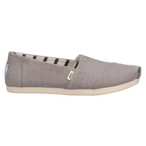 TOMS Womens Alpargata Slip On Flats Casual - Grey - Size 11 B