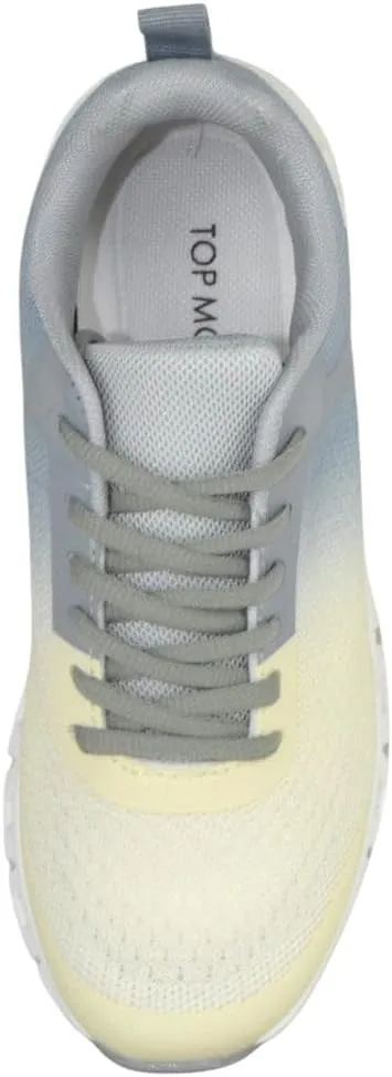 TOP Moda Shoes Women Light Weight Breathable Knit Walking Sneakers Mesh Lace Up Tampa-5