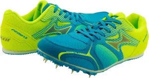Track Spike Running Sprint Shoes - Men's Athletic Running Track Shoes - Blue, Red - Model 5599