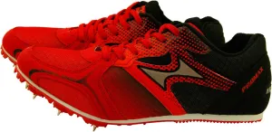 Track Spike Running Sprint Shoes - Men's Athletic Running Track Shoes - Blue, Red - Model 5599