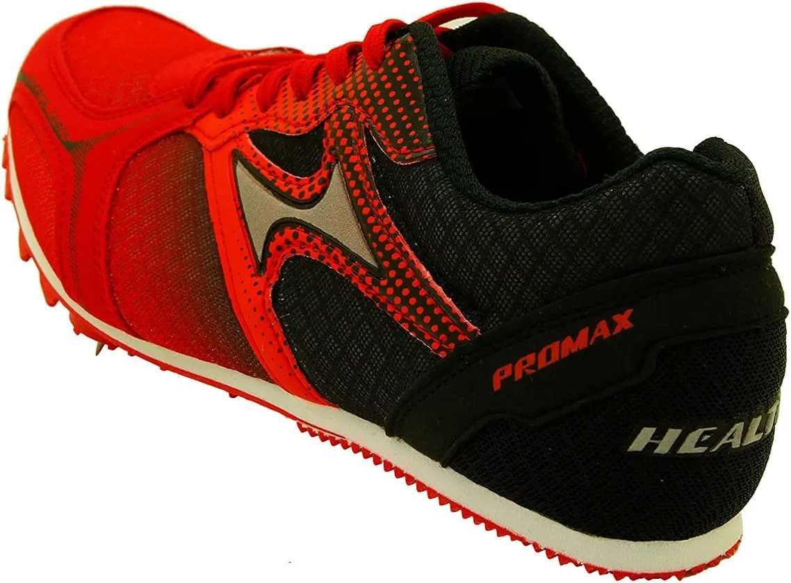 Track Spike Running Sprint Shoes - Men's Athletic Running Track Shoes - Blue, Red - Model 5599