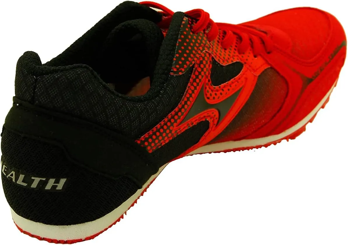 Track Spike Running Sprint Shoes - Men's Athletic Running Track Shoes - Blue, Red - Model 5599