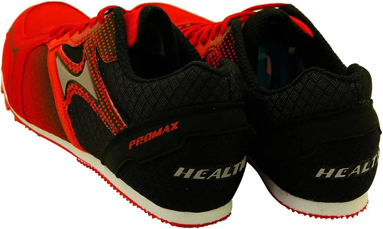 Track Spike Running Sprint Shoes - Men's Athletic Running Track Shoes - Blue, Red - Model 5599