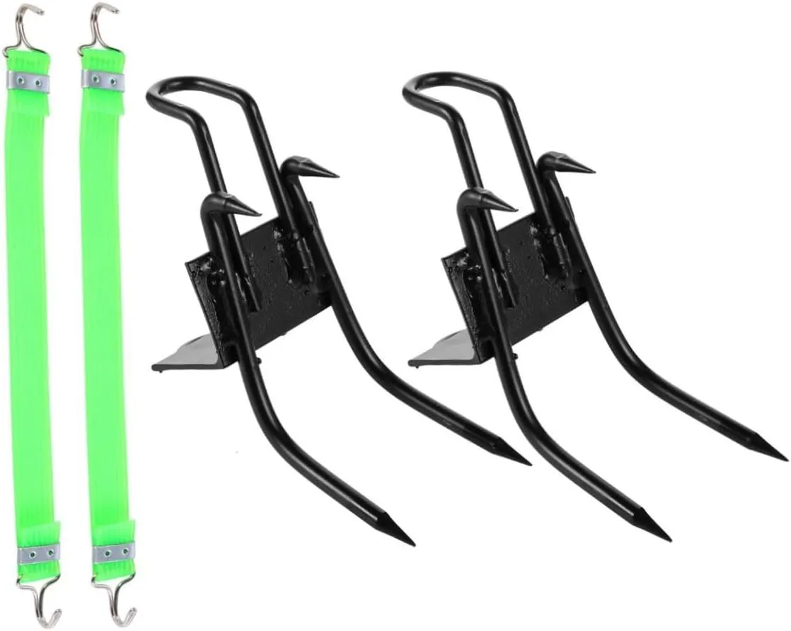 Tree Climbing Spikes Shoes Carbon Steel Climbing Gear with Slipping Design Essential Tool for Fruits and Arborist Activities Supports Up