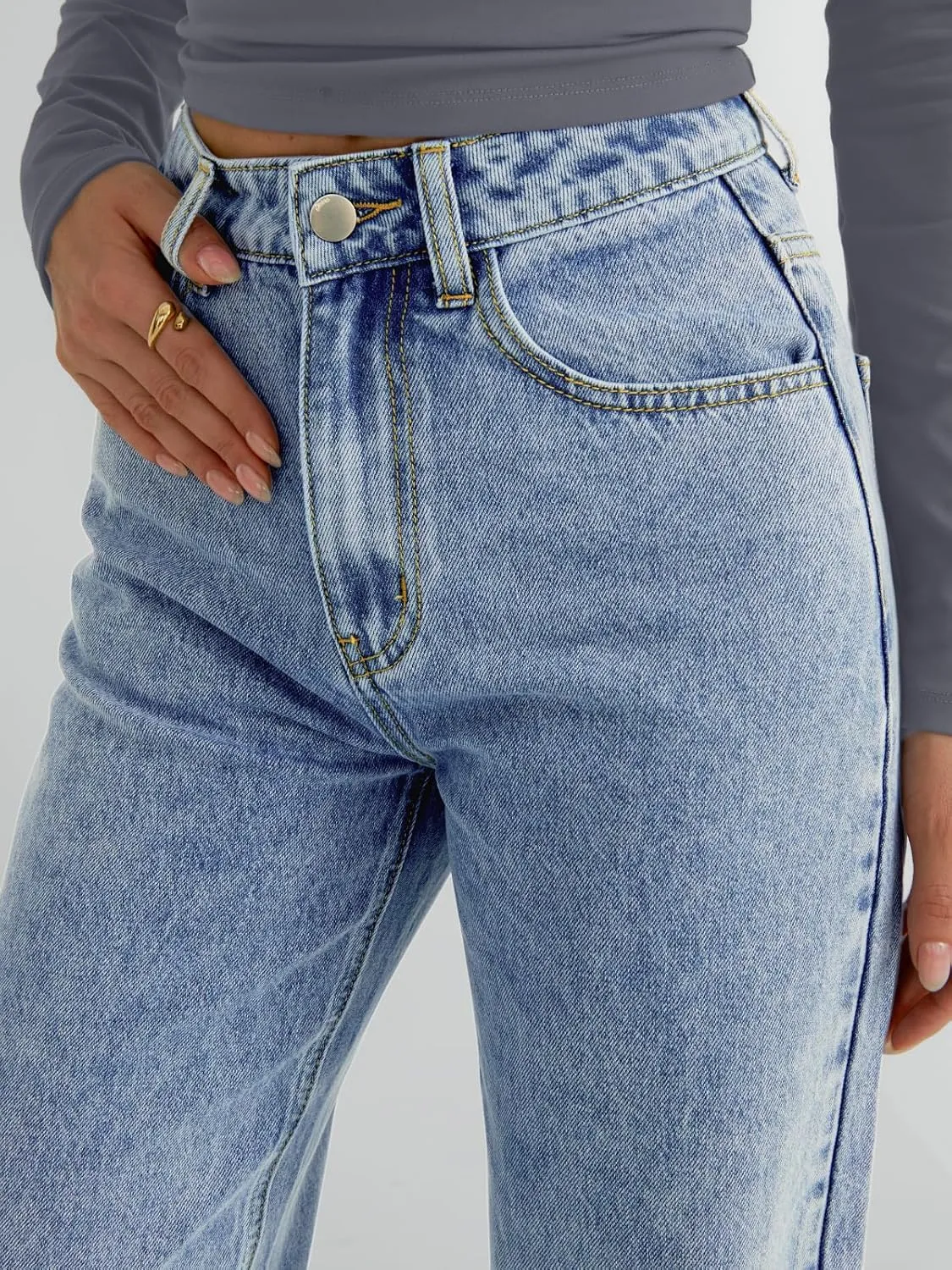 Trendy Queen Womens Baggy Jeans Wide Leg Denim Pants Boyfriend Loose Streetwear Trousers Fall Fashion y2k Outfits 2025