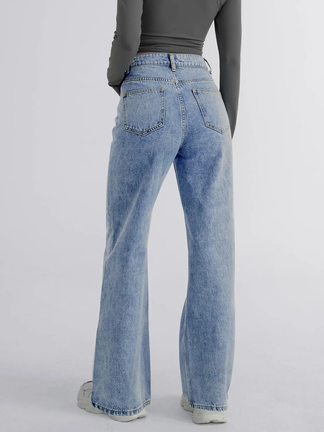 Trendy Queen Womens Baggy Jeans Wide Leg Denim Pants Boyfriend Loose Streetwear Trousers Fall Fashion y2k Outfits 2025