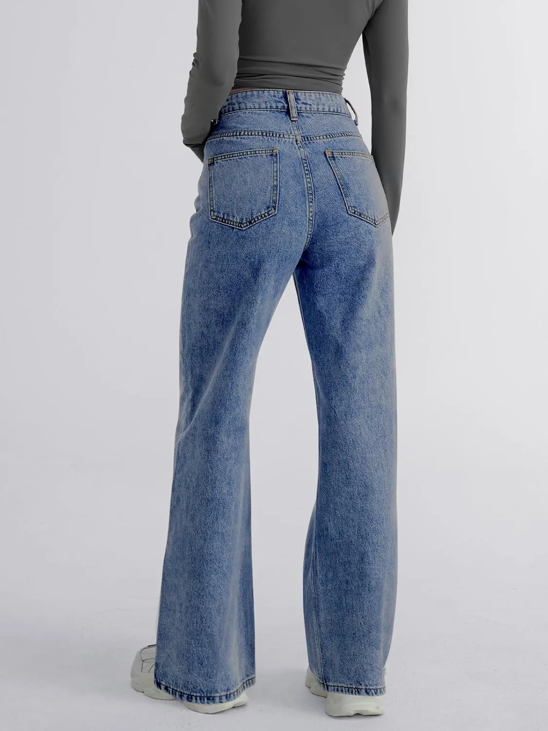 Trendy Queen Womens Baggy Jeans Wide Leg Denim Pants Boyfriend Loose Streetwear Trousers Fall Fashion y2k Outfits 2025