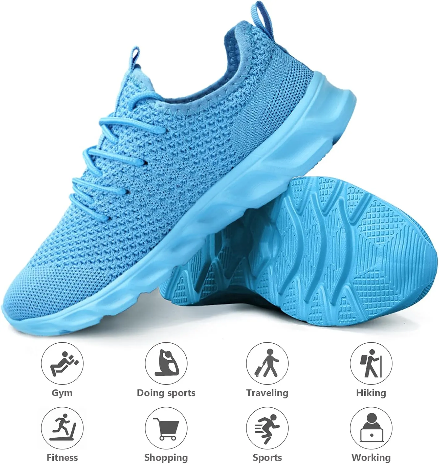 Tvtaop Running Shoes Womens Sneakers Tennis Walking Workout Gym Shoes Lightweight Comfortable Trail Running