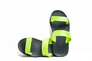 Twin Black Sole Lime Strap