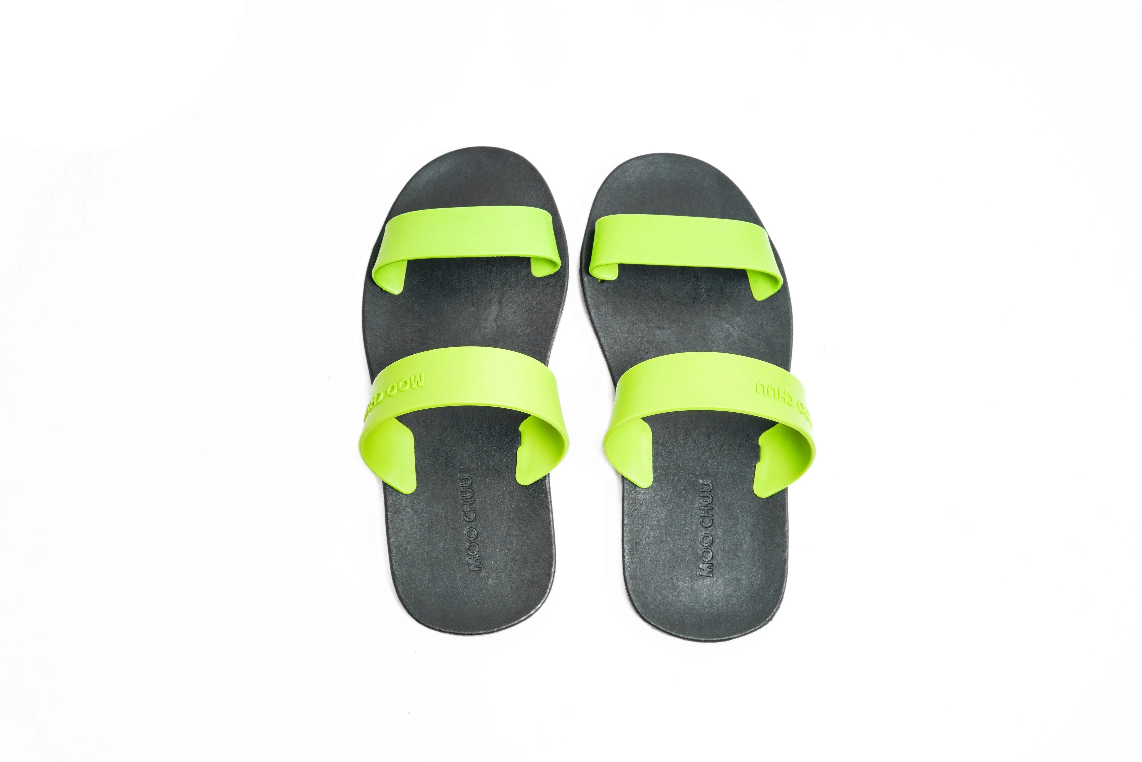 Twin Black Sole Lime Strap