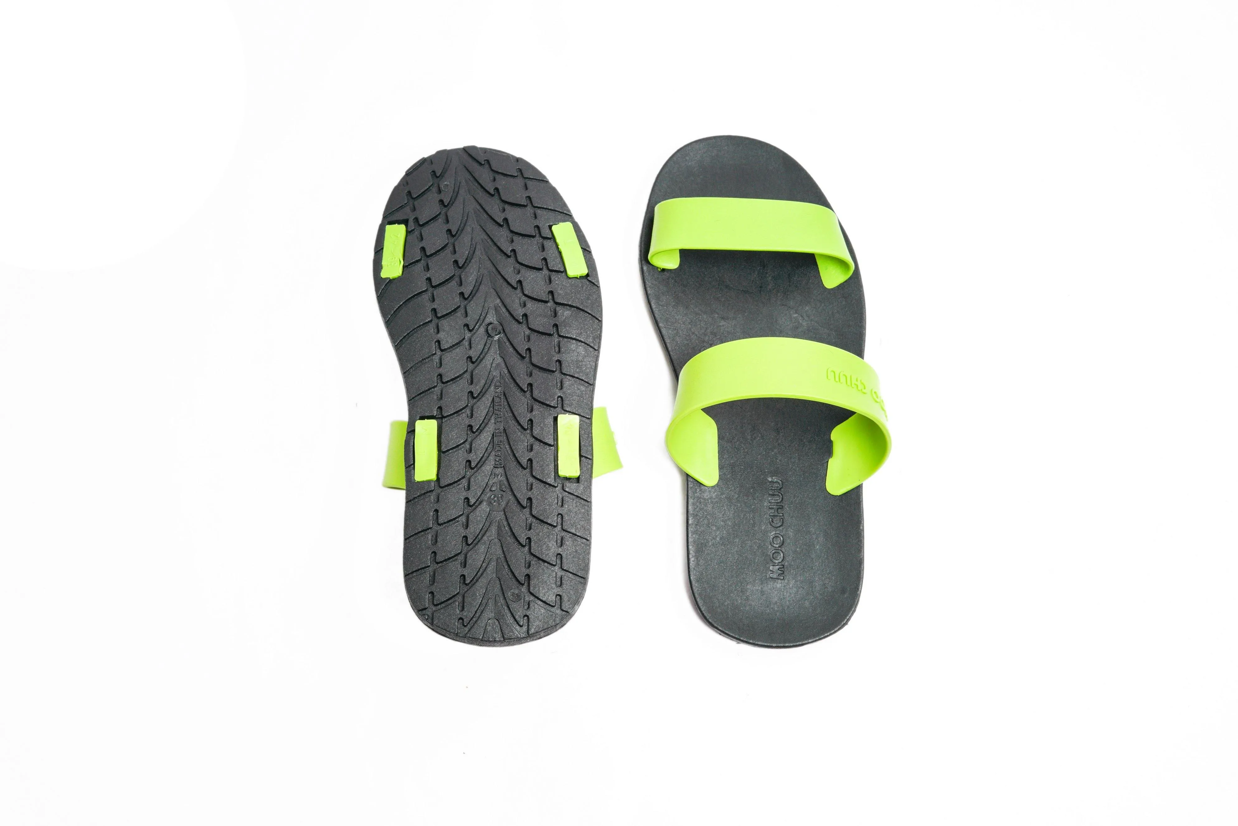 Twin Black Sole Lime Strap