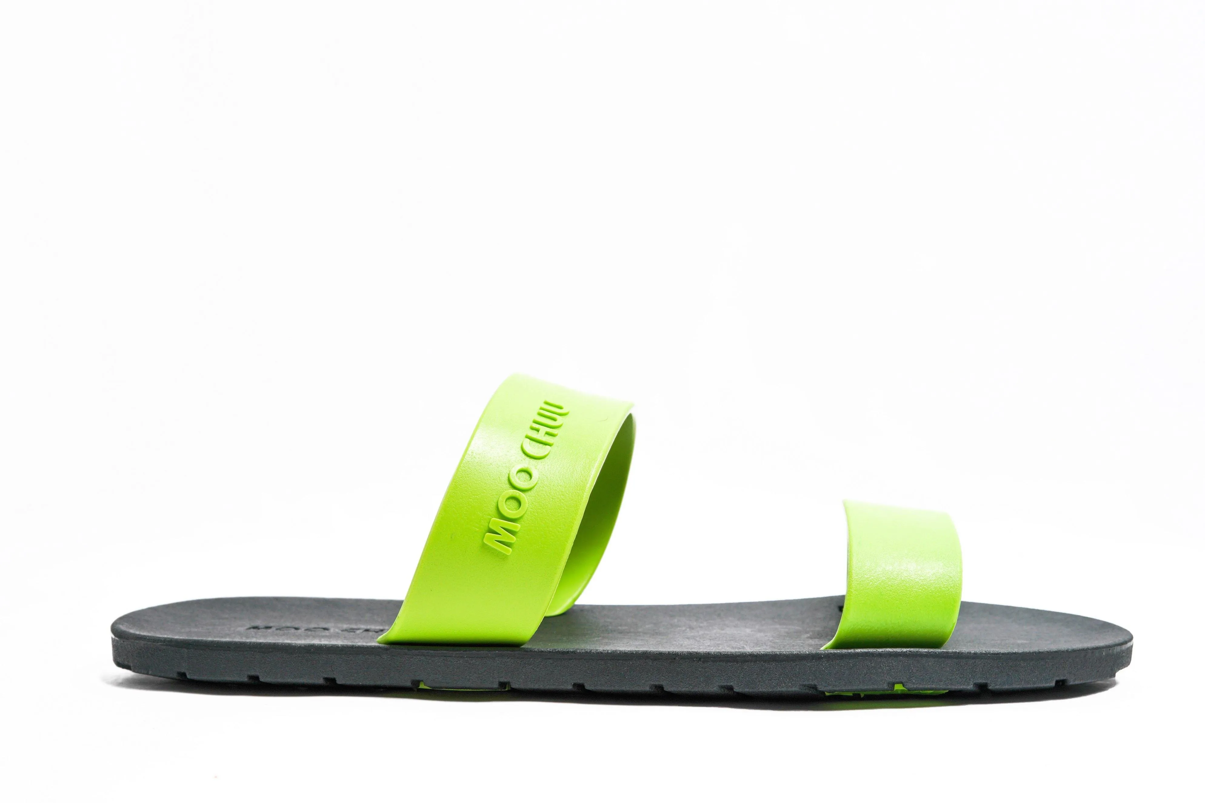 Twin Black Sole Lime Strap