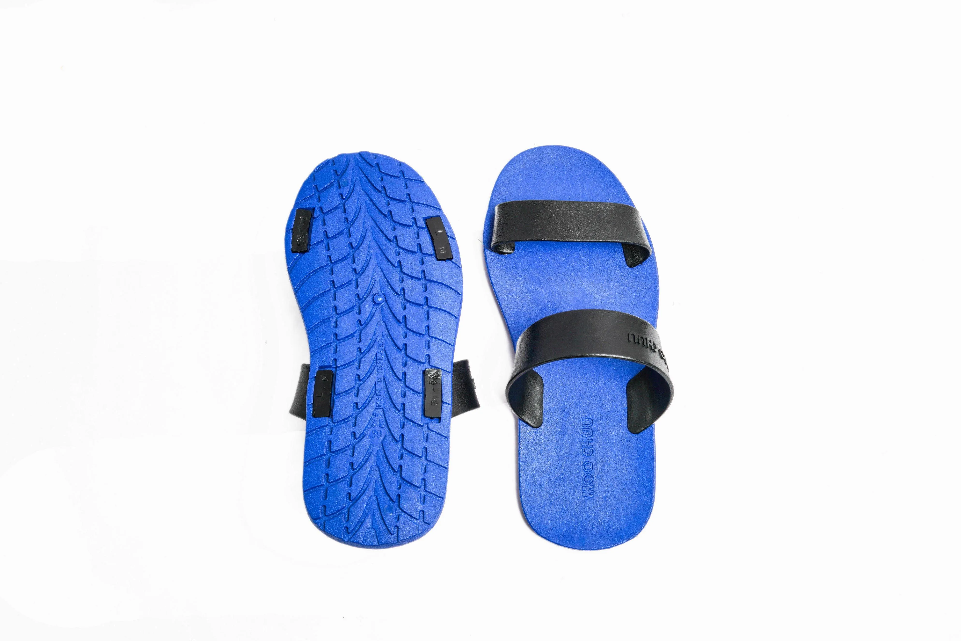 Twin Blue Sole Black Strap