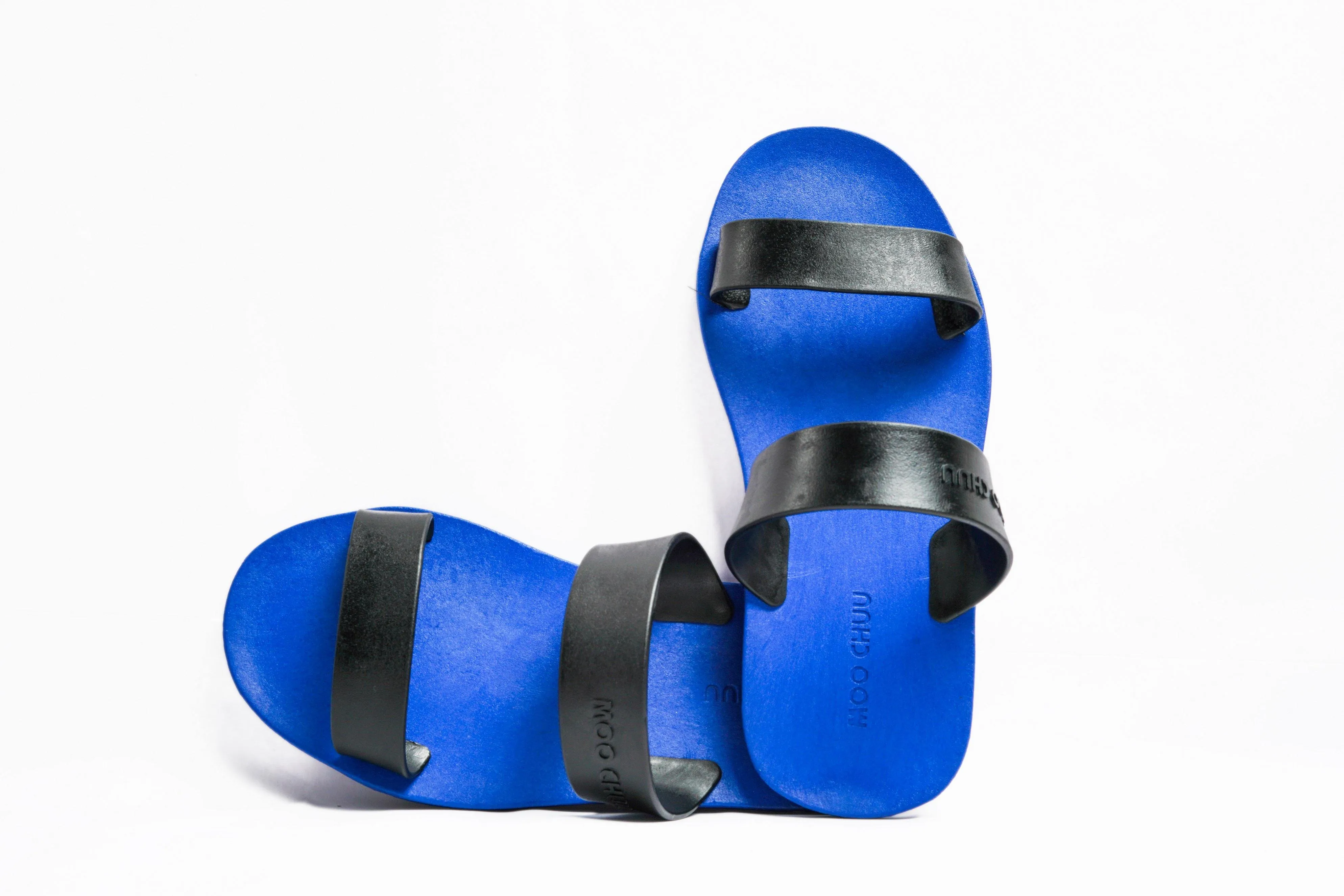 Twin Blue Sole Black Strap