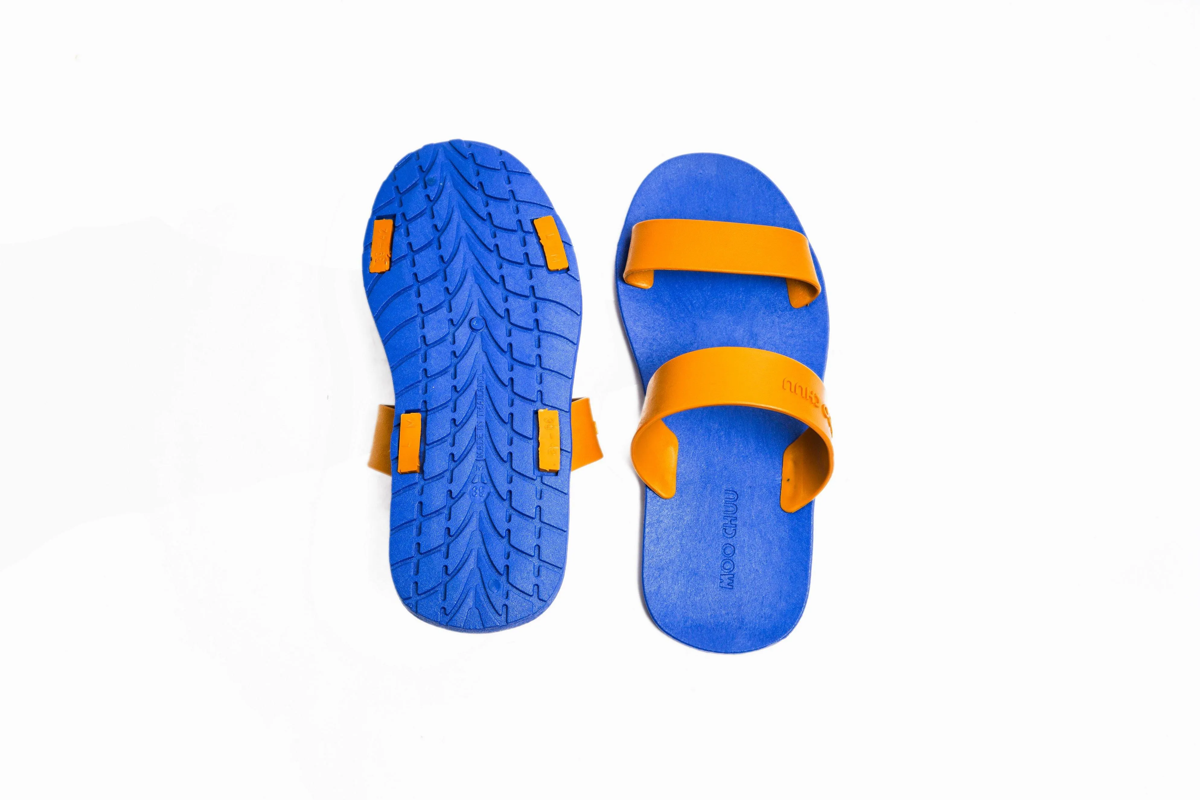 Twin Blue Sole Caramel Strap