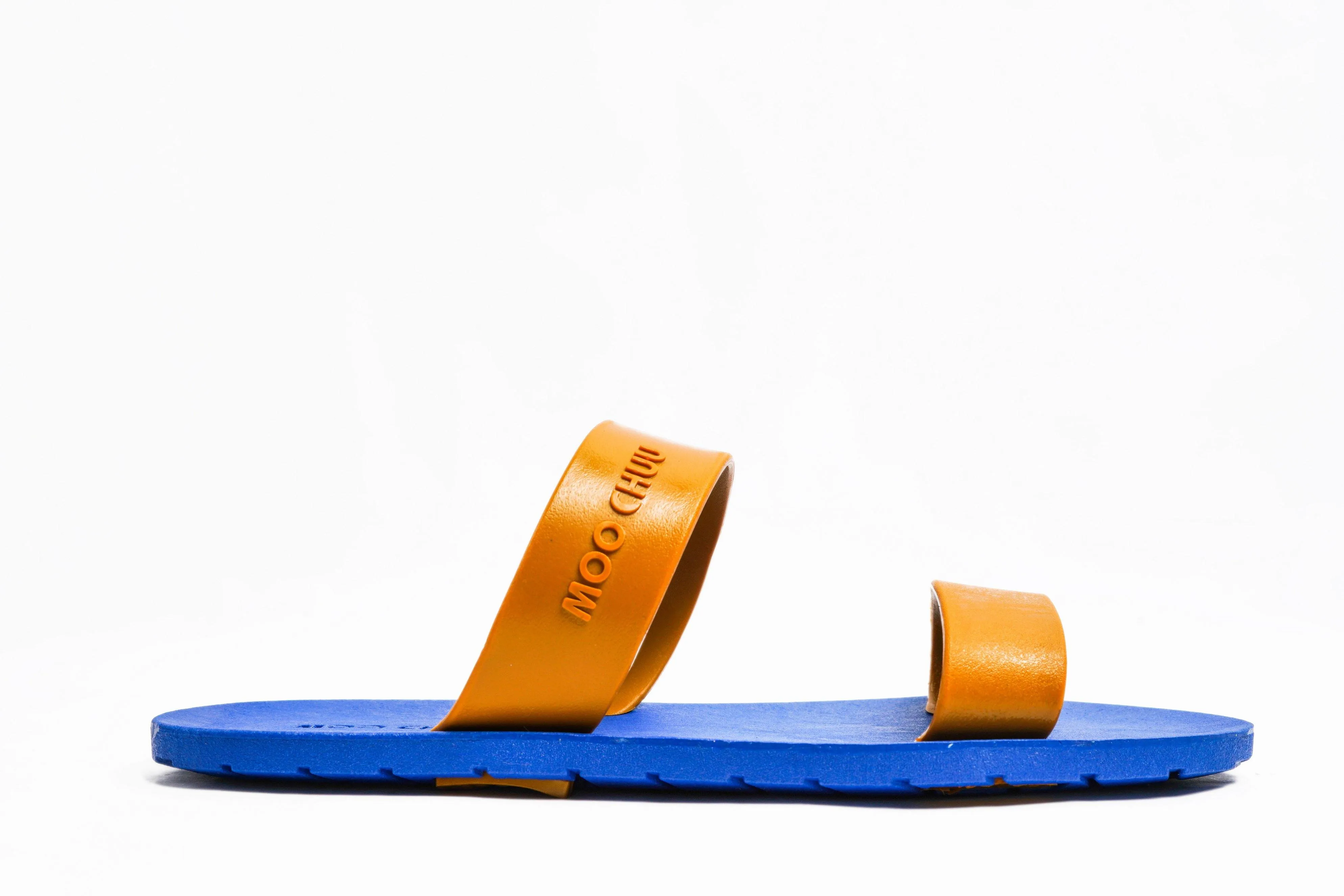 Twin Blue Sole Caramel Strap
