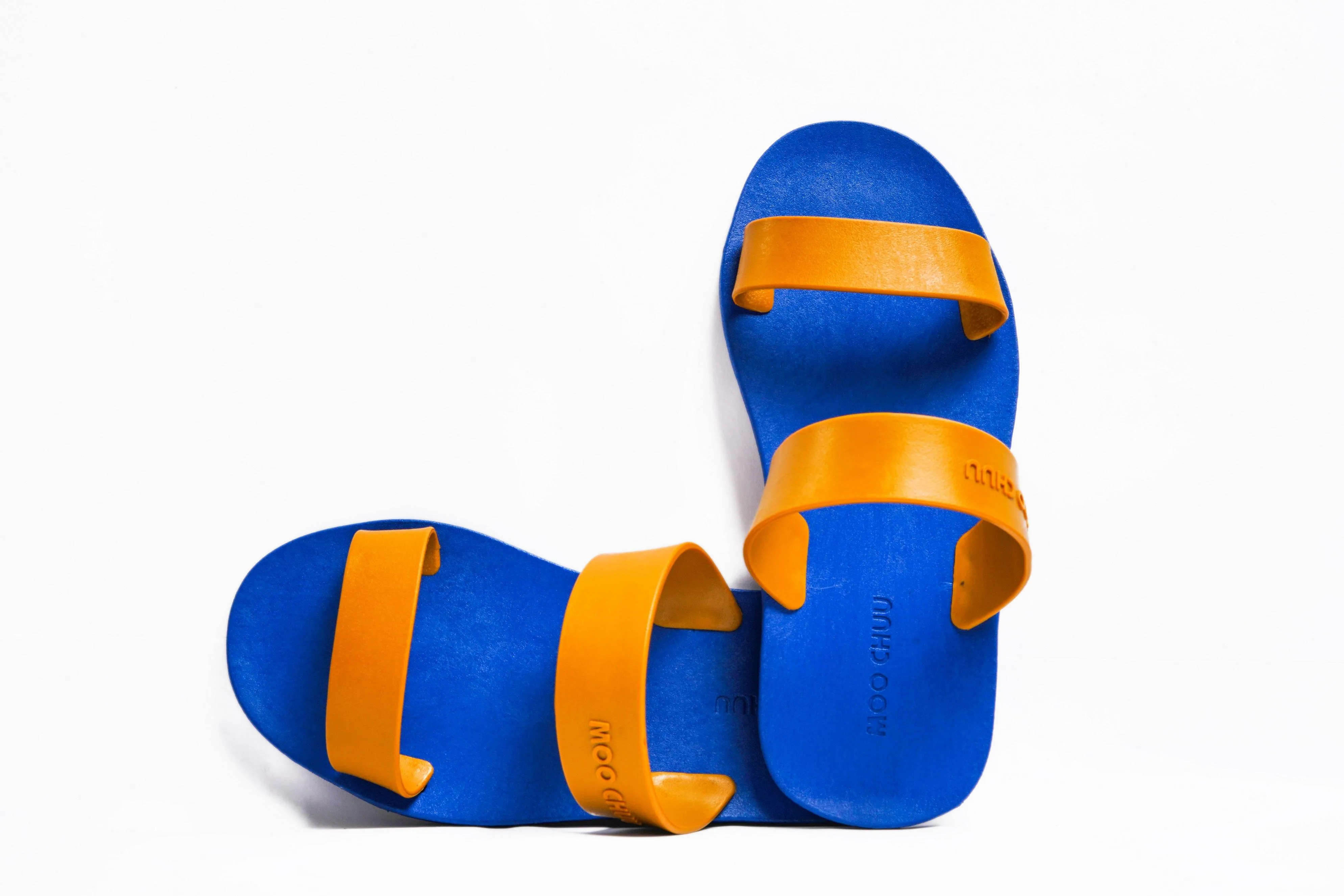 Twin Blue Sole Caramel Strap