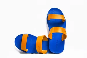 Twin Blue Sole Caramel Strap