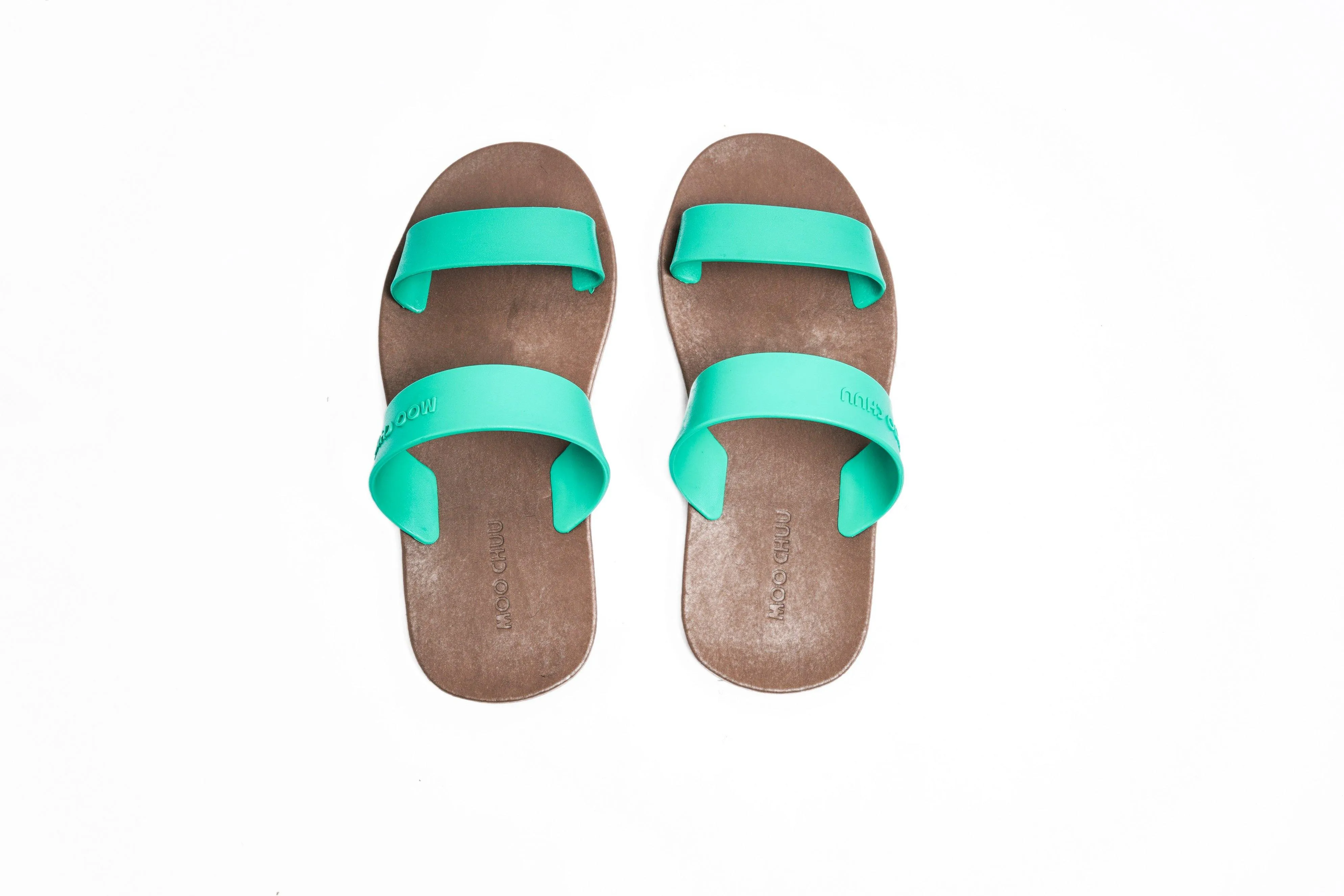 Twin Brown Sole Green Strap
