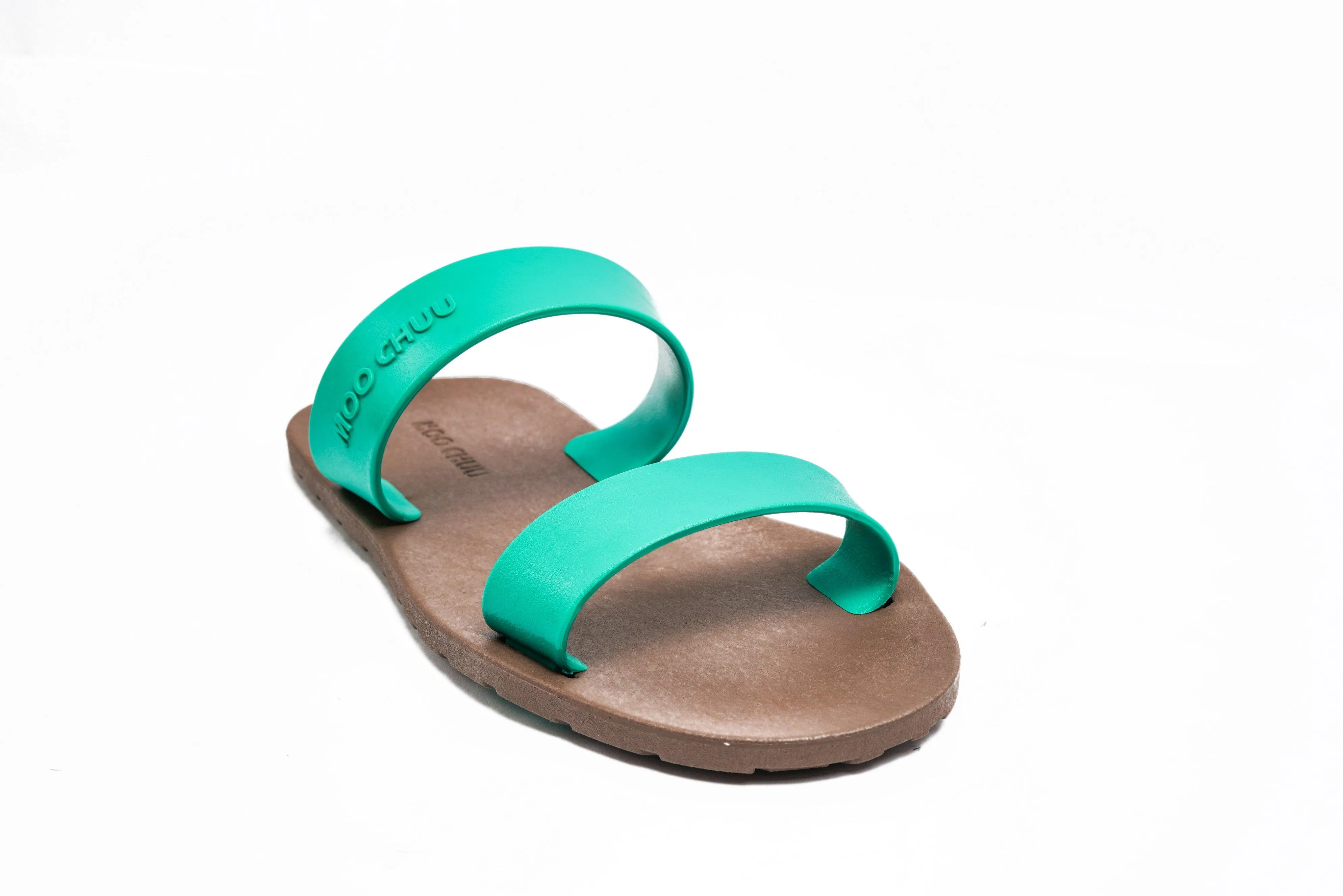 Twin Brown Sole Green Strap