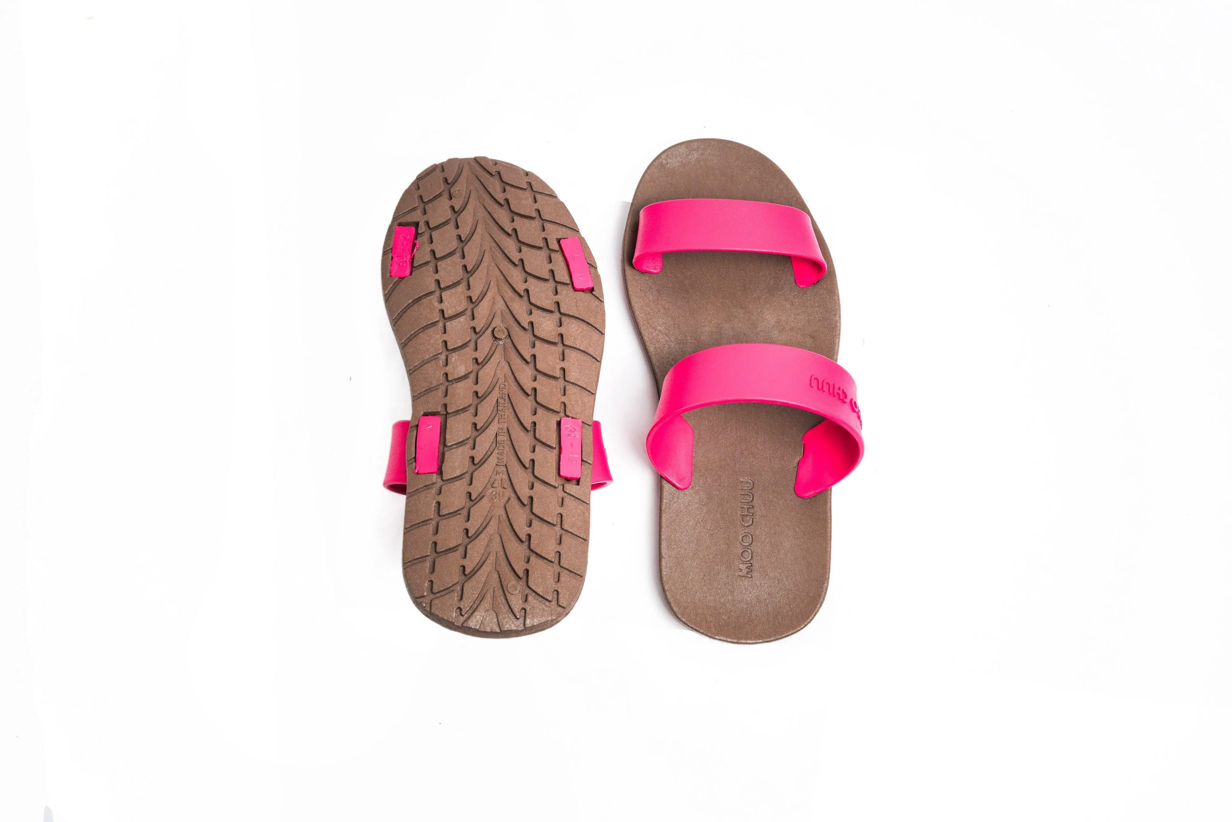 Twin Brown Sole Pink Strap