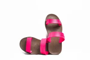 Twin Brown Sole Pink Strap
