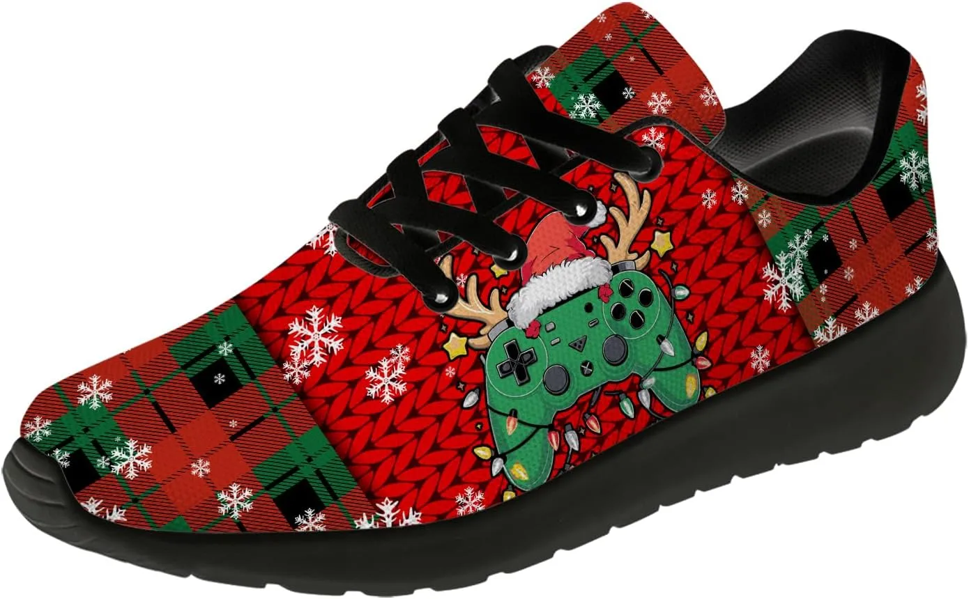Ugly Christmas Shoes for Women Men Running Shoes Christmas Sneakers Gifts for Women Men