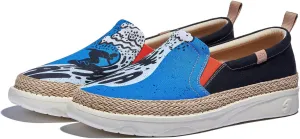 UIN Men's Art Painted Loafers Slip On Casual Travel Shoes Lightweight Comfort Walking Fashion Sneaker Tarragona Series