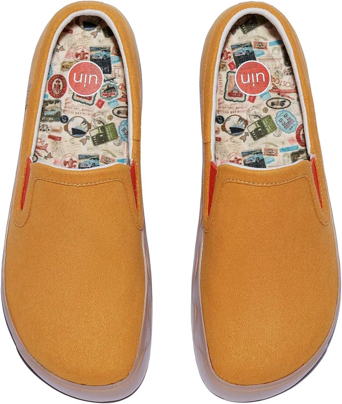 UIN Women's Art Painted Travel Shoes Slip On Casual Loafers Lightweight Comfort Fashion Sneaker Fuerteventura