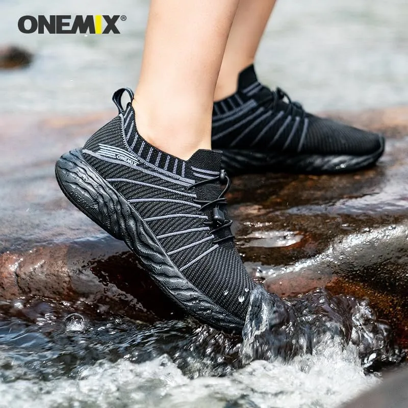 Ultra-Lightweight Waterproof Running Shoes with Breathable Mesh for Rainy Day Training & Outdoor Activities