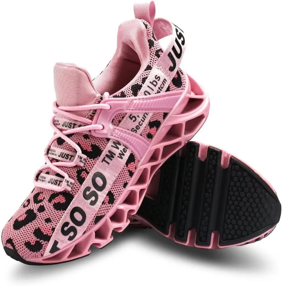 UMYOGO Women's Running Shoes Non Slip Athletic Tennis Walking Blade Type Sneakers